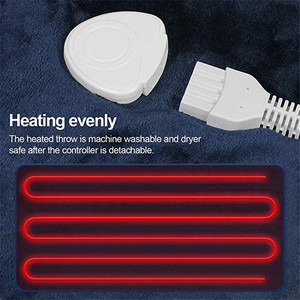 115W 60x70 pulgadas <span class=keywords><strong>Amazon</strong></span> Venta caliente manta eléctrica para <span class=keywords><strong>calentador</strong></span> de la habitación en la temporada de invierno - Product Image 4