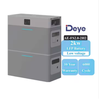 Entrepôt européen Deye AE-FS2.0-2H2 hybride 800w micro-onduleur balcon tout-en-un 2kwh 2kw 51.2v 40ah AE-F2.0 batterie au lithium lifepo4