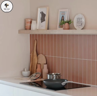 Serie Subway, Azulejos Rectangulares de Cerámica Pulida de Alta Calidad, Estilo Ladrillo, 300x300mm, para Paredes Interiores, Cocina, Exteriores y Centros Comerciales
