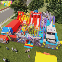 JOYFUL FUN Parc d'attractions gonflable sur le thème des Transformers
