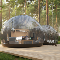 Jardin d'hiver autoportant, solarium, dôme à bulles en verre trempé, véranda, maison en dôme