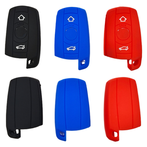 Mô hình cũ 3 Series 5 Series X1 X5 X6-Smart thẻ chìa khóa xe điều khiển từ xa 2 nút Silicone Nắp chìa khóa xe kiểu nửa gói - Product Image 2