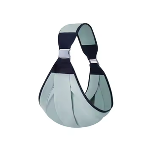 Porte-bébé ergonomique portable et pliable pour nouveau-né et nourrisson, en tissu maillé et coton, idéal pour les voyages - Product Image 1