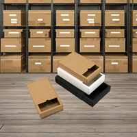 Boîte d'emballage en papier kraft personnalisée pour savon, fabriquée à partir de matériaux recyclés, boîte de livraison par courrier, boîte à tiroir