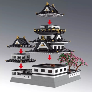 MouldKing 22006, 3086 Piezas, Crea una Réplica de la Famosa Arquitectura, el <span class=keywords><strong>Castillo</strong></span> de Himeji, Juego de Bloques de Construcción, Ladrillos, Juguetes de Bricolaje MOC - Product Image 4