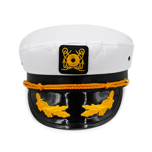 Chapeau de capitaine marin hommes femmes adultes chapeau de bateau décoratif fête Cosplay ensemble - Product Image 6