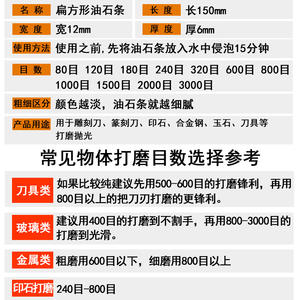 Tira de piedra de afilar Moliheng 6x12x150mm, grano 120, verde, de carbono, rectangular, para pulido de jade, moldeado, rectificado de metales, abrasivos. - Product Image 5