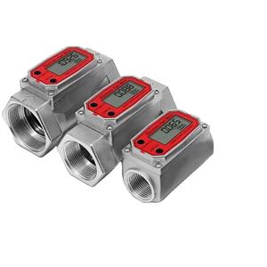 高精度デジタル表示燃料ディーゼル灯油ガソリン水メタノール用1/1.5/2インチタービン流量計 - Product Image 2