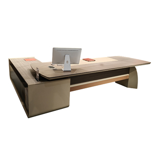 เก้าอี้สำนักงานทำจากไม้แบบคลาสสิกการออกแบบที่ทันสมัยแบบหรูหราเฟอร์นิเจอร์สำนักงานซีอีโอ - Product Image 1