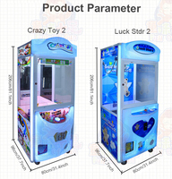 Nouveau Style enfants Arcade vente cadeau jeu griffe Machine jouet grue poussoir avec 1 an de garantie