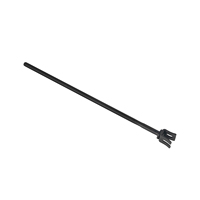 Cric à ciseaux portable en acier inoxydable, universel, en acier au carbone doux, boulon, vis, filetage métrique/pouces, outil de levage de voiture solide
