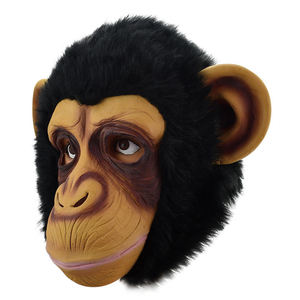 ร้อนขายสมจริงลิงหน้ากากยางนุ่มยางเต็มหน้าสัตว์หน้ากากสําหรับงานรื่นเริงหน้ากากปาร์ตี้เครื่องแต่งกายหน้ากาก - Product Image 5