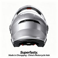 Casque de moto modulaire ABS DOT Flip, intégral, à libération rapide, double visière, pour les trajets en ville, toutes saisons, OEM