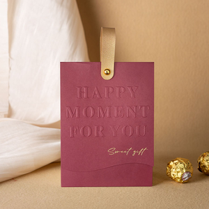 Tùy Chỉnh Sáng Tạo Sang Trọng Tay Chào Đám Cưới Đồng Hành Món Quà Nâng Kẹo Sô Cô La Cán Bóng Tái Chế Bìa - Product Image 6