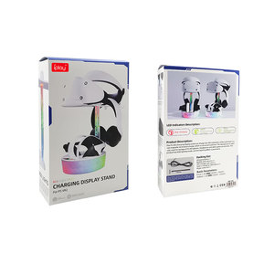 PSVR <span class=keywords><strong>2</strong></span>คอนโทรลเลอร์สถานีชาร์จขาตั้งจัดเก็บข้อมูลพร้อมไฟ RGB สำหรับเครื่องชาร์จ <span class=keywords><strong>PS</strong></span> <span class=keywords><strong>VR</strong></span> <span class=keywords><strong>2</strong></span> - Product Image 6