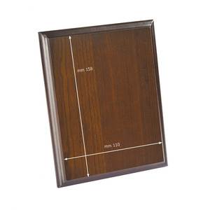 Plaque rectangulaire en bois de noyer 180x130x15mm, imprimée UV, style Feng Shui, gravée au laser, modèle de trophée en MDF et verre cristal - Product Image 2