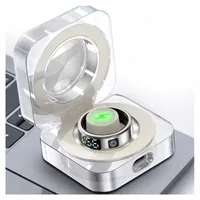 Boîtier de charge pour bracelet intelligent C04, 200 mAh, câble de charge, chargeur à activation automatique, affichage LED transparent, plastique ABS