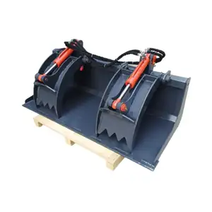 Meilleure vente officiel skid steer grappin grappin godet 0403 grappin hydraulique