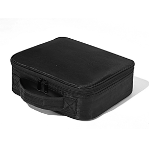 תיק איפור גדול ועמיד למים מ-EVA, תיק קוסמטיקה נייד לנסיעות עם מחיצה ניתנת להזזה, אפשרות להדפסת לוגו מותאם אישית - Product Image 3