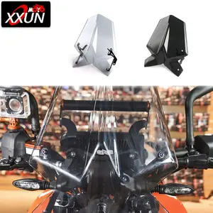 Parabrisas de motocicleta XXUN para KTM <span class=keywords><strong>Duke</strong></span> <span class=keywords><strong>390</strong></span> 2017 2018 <span class=keywords><strong>2019</strong></span> visera de pantalla de doble burbuja - Product Image 1