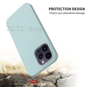 Coque de protection antichoc en Silicone souple avec Logo personnalisé Original pour <span class=keywords><strong>iPhone</strong></span> <span class=keywords><strong>14</strong></span> <span class=keywords><strong>Pro</strong></span> Max - Product Image 6
