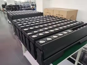 12x40W RGBW 4in1 12*40W DMX Pixel Bar Beam Zoom Wall Wash LED Moving Head Light avec <span class=keywords><strong>Halo</strong></span> Ring - Product Image 6