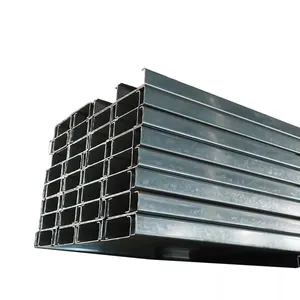 High Quality Building Materials Hot Dipped Galvanized Steel C Channel Iron Beam C Steel Profile C Channel