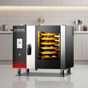 Horno Comercial Wiberda ZKS-6 de 6 Bandejas, Fabricado en Guangzhou, con Convección, Pantalla Táctil, Multivoltaje 9.3KW, para Panadería, Grado Comercial ZKS-6 I - Product Image 1