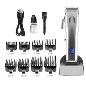 Tondeuse professionnelle électrique Rechargeable pour hommes, rasoir à <span class=keywords><strong>barbe</strong></span>, coupe-cheveux, rasoir sans fil - Product Image 2