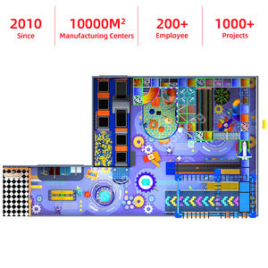 Dispositivi di Intrattenimento Castello dei Giochi Labirinto Strutture per Parchi Divertimento Area Giochi Interna a Tema Spaziale per Bambini con Percorso Ninja - Product Image 2