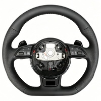 Volant sport de haute qualité pour Audi A3 A4 A5 A6 A7 RS3 RS4 RS5 RS6 RS7 B8.5 Q3 Q5 Q7 en fibre de carbone véritable, volant personnalisé
