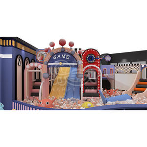 Design personalizzato di buona qualità tema oceano <span class=keywords><strong>divertimento</strong></span> rotondo grande morbido gioco palla Pit Ball Pool con scivolo - Product Image 2