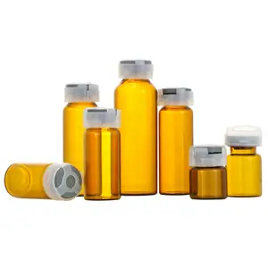 Venda quente 3ml 5ml 6ml 7ml 8ml Clear Color Medical Penicilina Glass Bottle Garrafa de vidro tubular para injeção