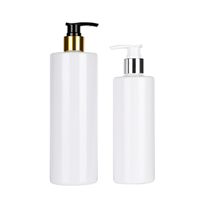 PET Colored Round Flat Shoulders Plastic Bottle 100ml 150ml 200ml 250ml 500ml with Gold Silver Lotion <strong>Pump</strong> <strong>Dispenser</strong> - Product Image 6
