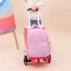 Nouvelle mode Sacs d'école <span class=keywords><strong>à</strong></span> <span class=keywords><strong>roulettes</strong></span> avec logo personnalisé pour enfants Lot de 3 sacs <span class=keywords><strong>à</strong></span> dos roulants de haute qualité pour étudiants du primaire pour garçons et filles - Product Image 4