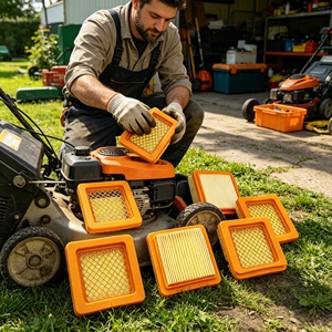 Filtre à air L P compatible avec débroussailleuse GX35, tronçonneuse, coupe-herbe, moteur à essence, outil de jardin, pièce de rechange - Product Image 5