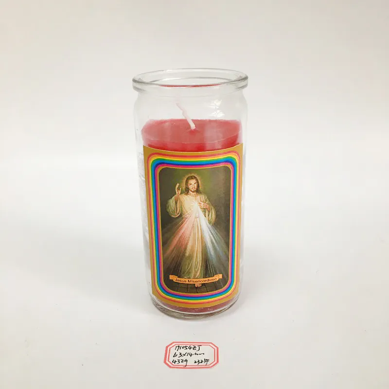 Tempo di combustione di un giorno piccolo religioso memorial candele