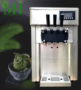 आइस क्रीम निर्माता kitchenaid Suppliers-YINSHUO ब्रांड फैक्टरी मूल्य 3 स्वाद नरम आइसक्रीम मशीन की सेवा