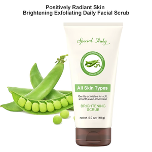 Beauté naturelle Vitamine C organique éclaircissant hydratant gommage du visage personnalisé exfoliant soins de la peau en gros - Product Image 4