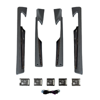 Lumière ambiante populaire pour panneau de porte LED + lumière de console centrale multicolore compatible avec BMW X5 G05 & G18, accessoires de lampe de voiture