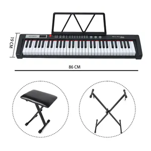 Profesional 61 teclas Música digital Órgano electrónico Teclado Instrumentos Piano