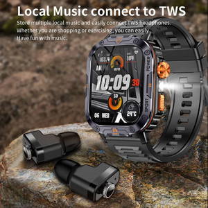 2024 New Nx20 Ngoài Trời Smartwatch Với Chức Năng Gọi Gọi Sức Khỏe Giám Sát IP68 Không Thấm Nước Thể Dục Thể Thao Tracker Thông Minh Đồng Hồ Người Đàn Ông - Product Image 4