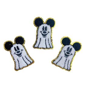 Halloween Theme Cute Self Sticker Pumpkin Night Light Ghost Patch for Clothing Bag Decoration - Product Image 6