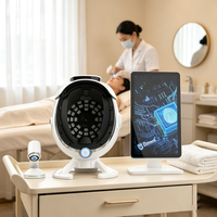 Analyseur de peau facial 3D AI portable, 36MP, 8 spectres, 23 fonctions de détection, testeur de peau numérique, détecteur de pigmentation, d'acné et d'hydratation