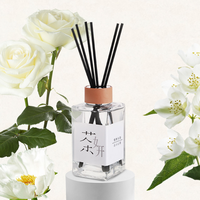 Diffuseur d'ambiance écologique sans flamme au parfum de thé, rafraîchissant et longue durée, pour appartement, chambre et hôtel
