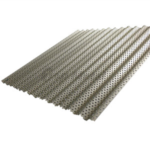 Panel de Revestimiento de Pared Metálico Ondulado Mini Wave <span class=keywords><strong>para</strong></span> Muro Cortina de Aluminio, Panel de Fachada Perforado - Product Image 6