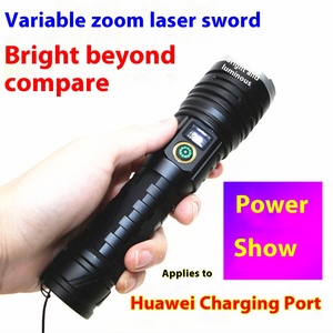 Đèn pin chiến thuật ngoài trời <span class=keywords><strong>X900</strong></span> siêu sáng, zoom, laser trắng, ánh sáng mạnh, sạc USB, dùng pin AA, đèn LED đặc biệt - Product Image 5