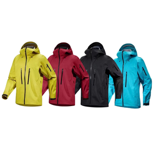 Imperméable Enduit Unisexe Couche Unique Extérieur Coupe-Vent Respirant Montagne Randonnée 10000mm Résistant À L'eau Hardshell <span class=keywords><strong>Veste</strong></span> - Product Image 3