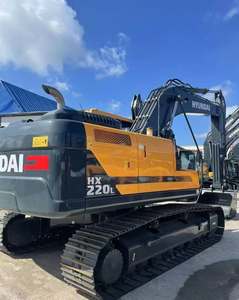 Excavadora de cadenas Hyundai HX220/HX220L/HX220NL/HX220AL/HX220HD de 22 toneladas, maquinaria de construcción, bomba de motor, capacidad de cazo de 1.0m - Product Image 1