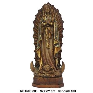 Statue grandeur nature de Notre-Dame de Guadalupe Figurines de saint mexique Vierge Marie Art Sculpture pour jardin extérieur Articles religieux - Product Image 6
